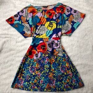 floral bcbgmaxazria dress